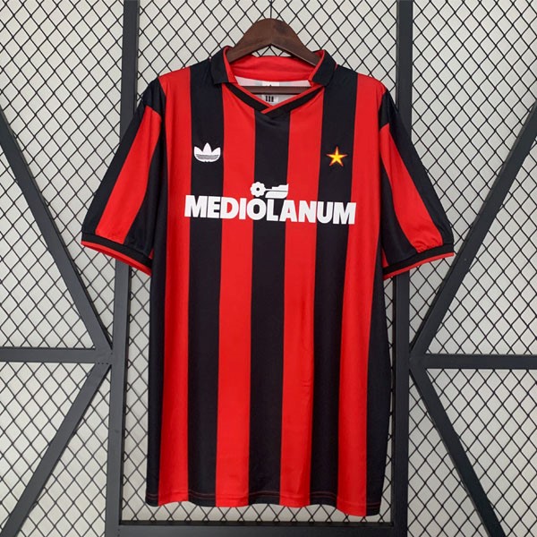 Tailandia Camiseta AC Milan 1st Retro 1990 1991